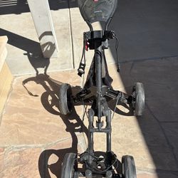 4Wheel walking golf cart