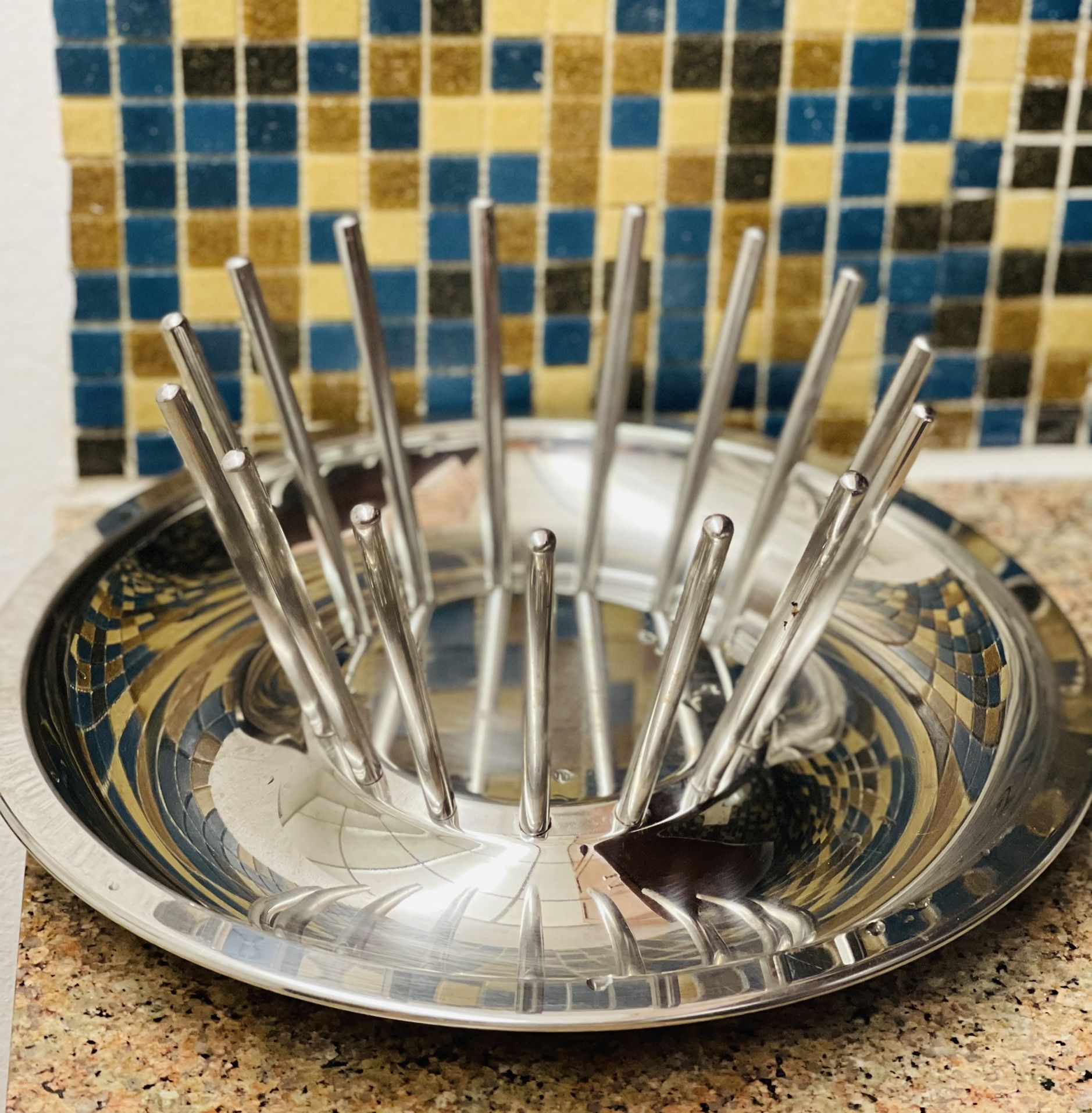 ZEPTER 18/10 STAINLESS STEEL FRUIT PLATE