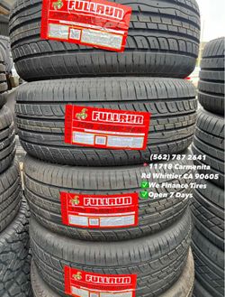 225/50/17 Fullrun New Set of Tires Installed and Balanced Set de Llantas Nuevas Instaladas y Balanceadas