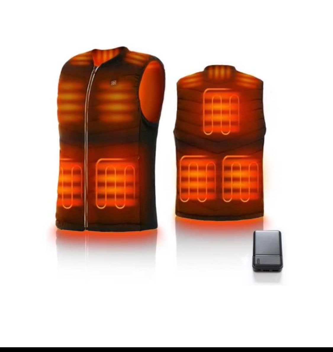 Heated Vest , USB Electric Heated Jacket With Battery Pack Included ,Lightweight Warm Vest. (L)