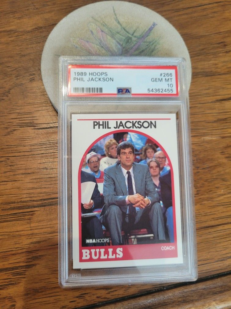 1989 Hoops Phil Jackson Rookie PSA 10 Gem Mint Basketball Card
