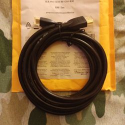 Mini HDMI To HDMI Cable 