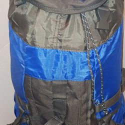 HIKING BACKPACK BLUE.....NEW