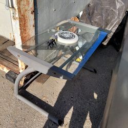 Glass Desk 