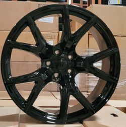 OE PR181SB 20X9 5X5.0 71.5 S-BLK 34MM SATIN BLACK. SET OF 4