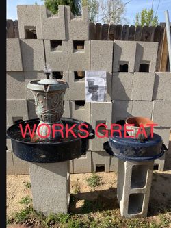 💦 water Fountain  💦  Battery Operated W/ Different Water Flowing Tips ✨Like New✨✅