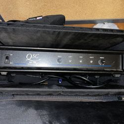 QSC MX 700 Amplifier and Road Case