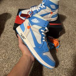 Off White Jordan 1 UNC Size 11.5