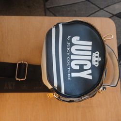 Juicy By Juicy Couture Black And White Crossbody Bag