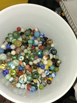 Gum ball with marbles