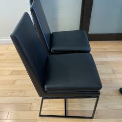 Black Leather Dining Room Chairs