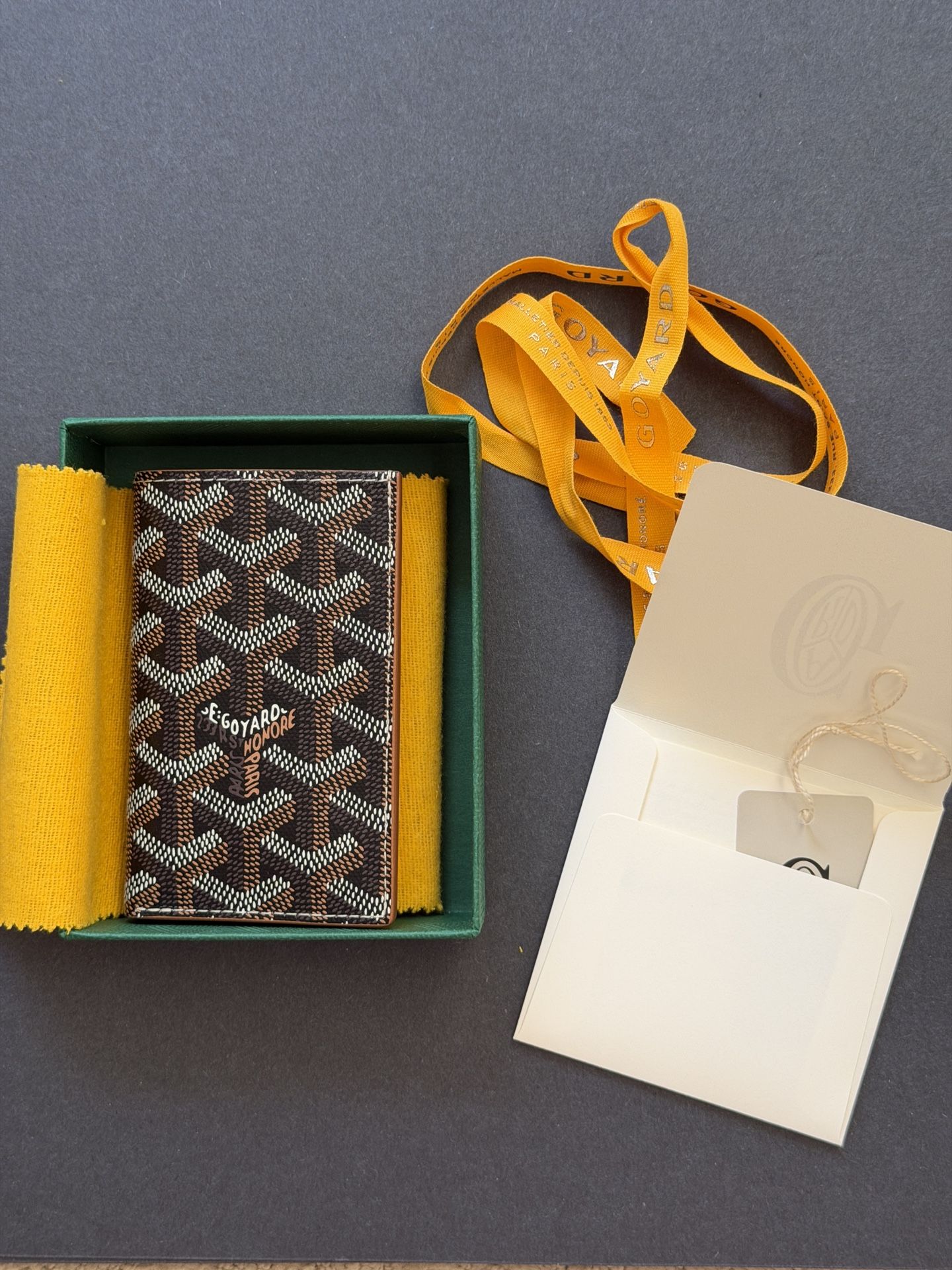 Goyard St Pierre Bifold Card Wallet Holder NEW AUTHENTIC
