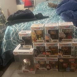 naruto pop lot. text me for prices and I trade pops