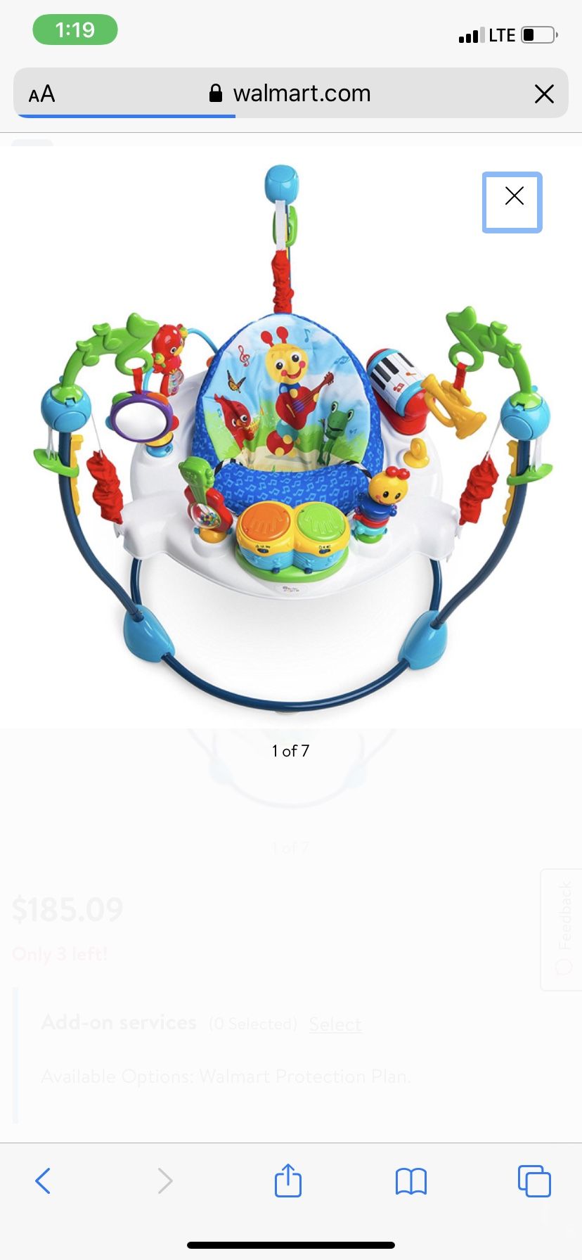 Baby jumper toy