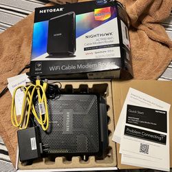 Netgear wifi 5 cable modem router