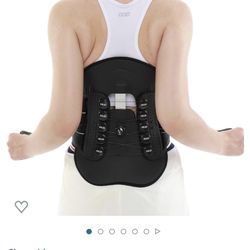 back Brace, Adjustable, Men Or Women one-size-fits-all New