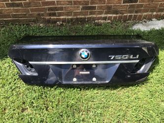 2008 Bmw 750Li Dark Blue Rear Trunk Lid