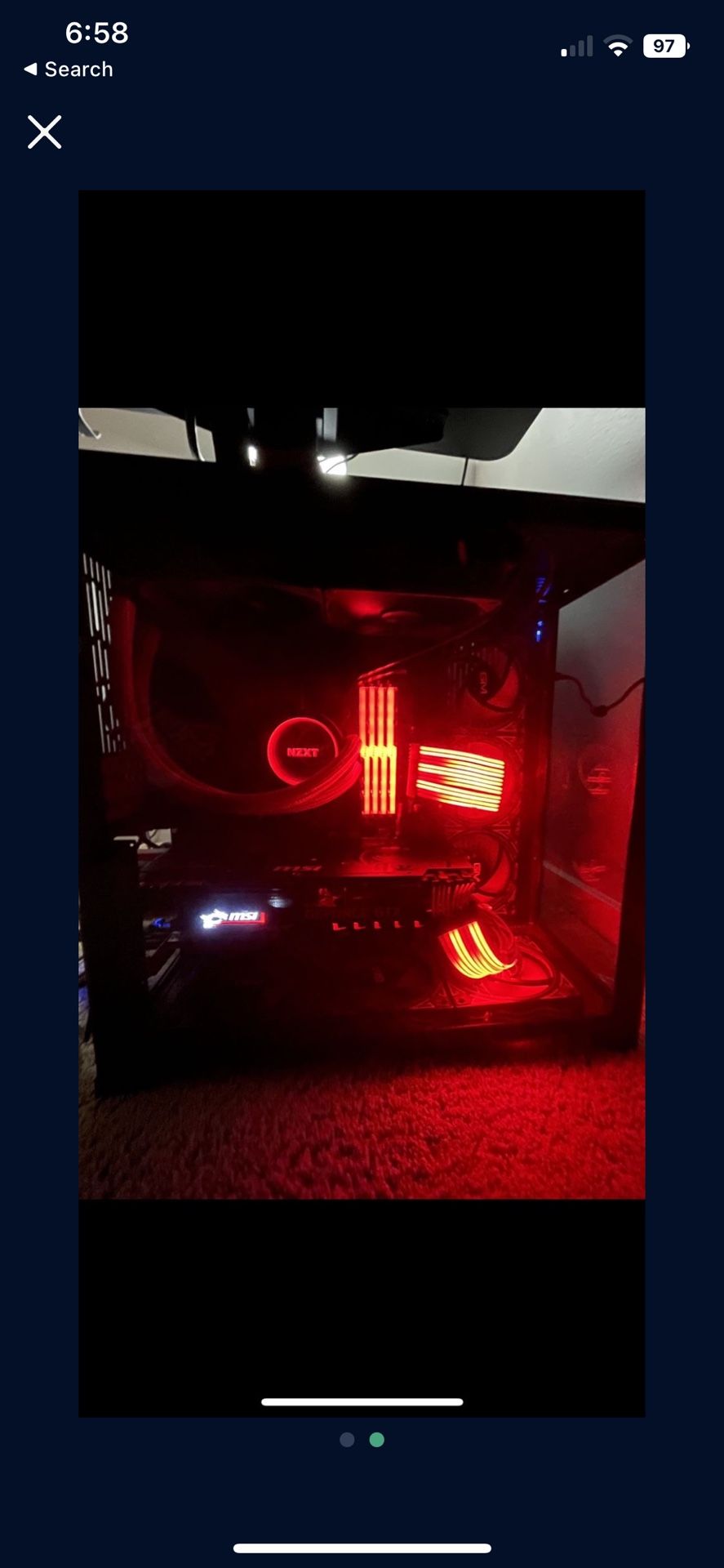 Gaming Computer And Monitor (bundle)