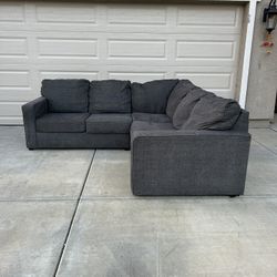 Grey Macy L Shape Grey Sofa (Delivery Available)