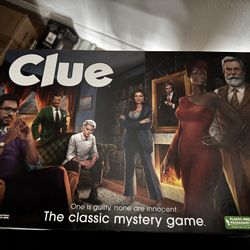 New Clue Mystery Board Game 