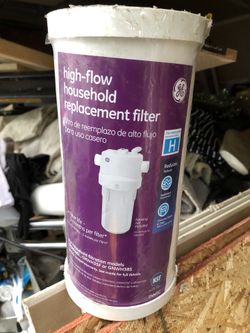 High - flow household replacement filter