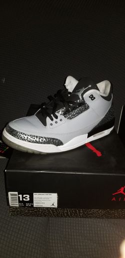 Wolf grey 3s size 13