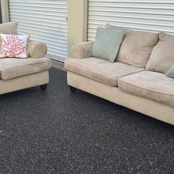 Sofa and loveseat (DELIVER OPTION)