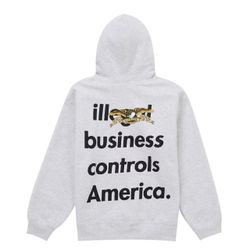 Supreme Anti Hero Illegal Business Control America Grey