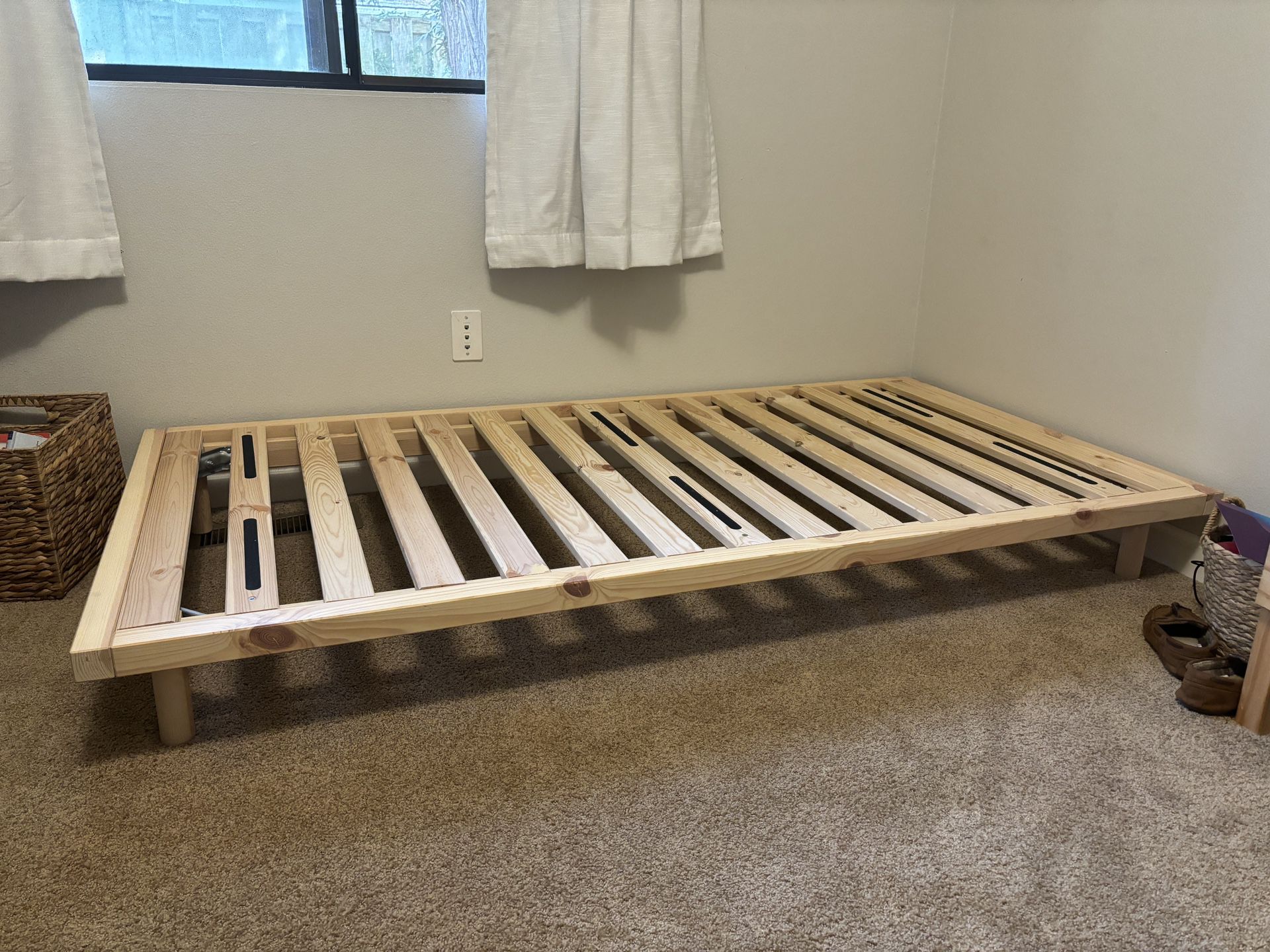 Wooden IKEA Twin Bed Frame
