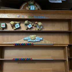 Enesco Mini Shelves And Mini Teddies