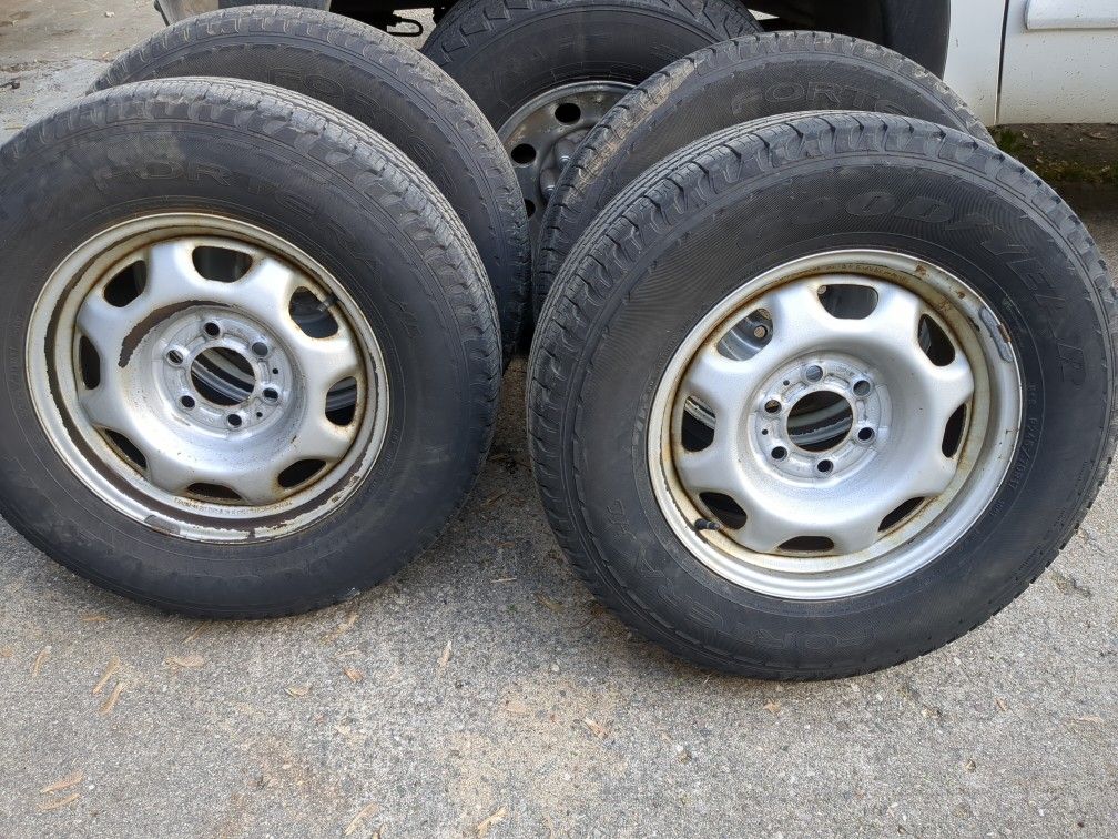 2015-2020 F150 Steel Wheels And Tires P245/70/17