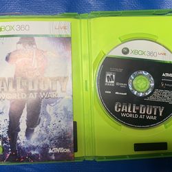 Xbox 360 Call Of Duty World At War
