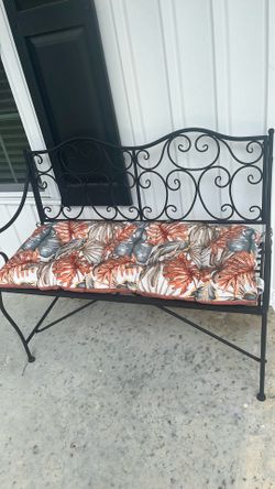Metal bench