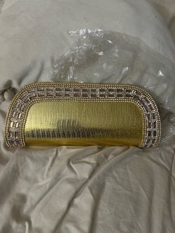 New gold party purse