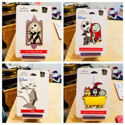 Hallmark Metal The Nightmare Before Christmas Holiday Ornaments