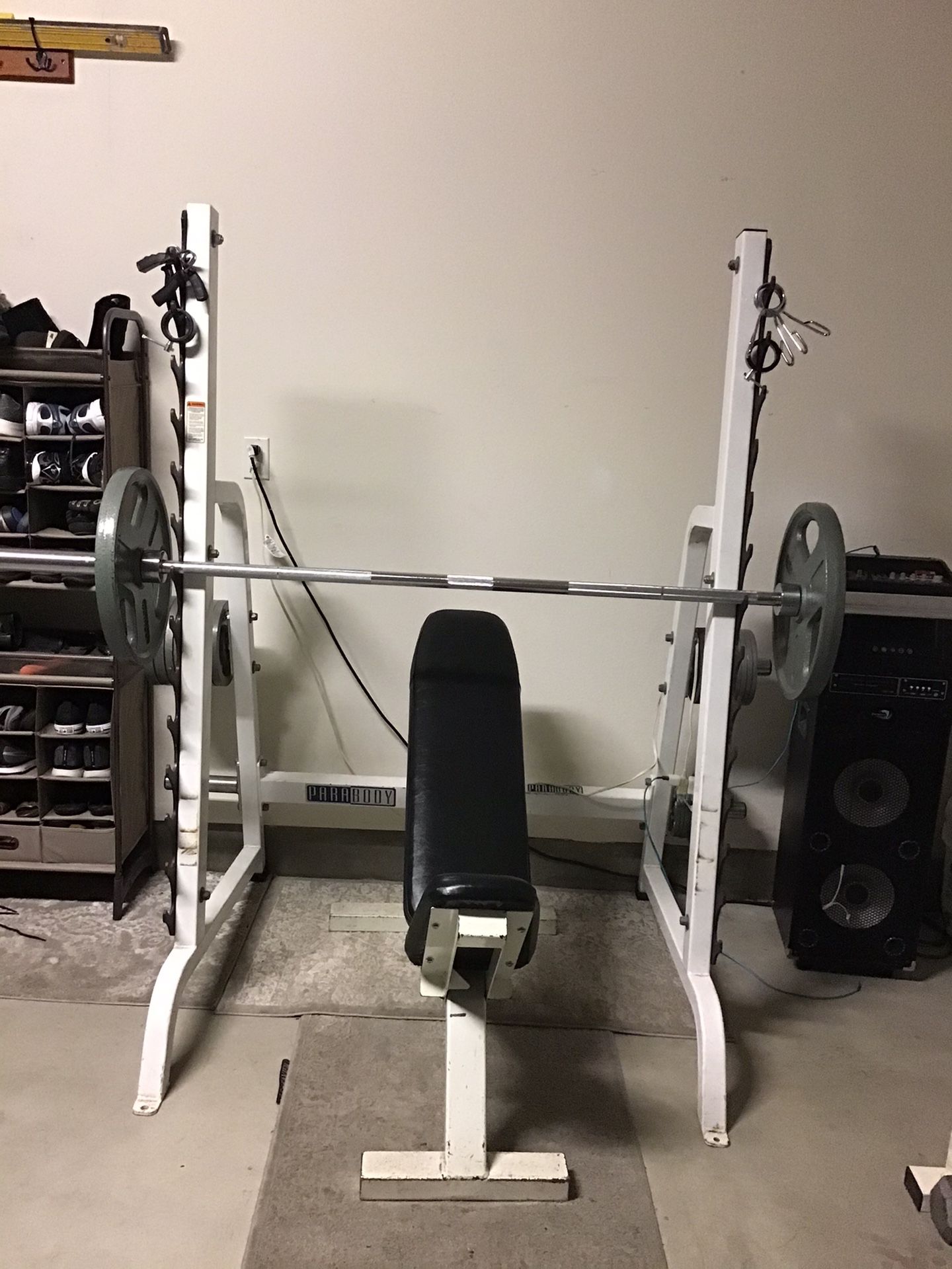 Maxicam by muscle dynamics heavy duty Incline and shoulder bench, (designed for commercial use as well as personal use by serious weightlifters)