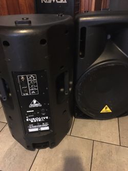 15 inches BERINGER power Speakers 🔊
