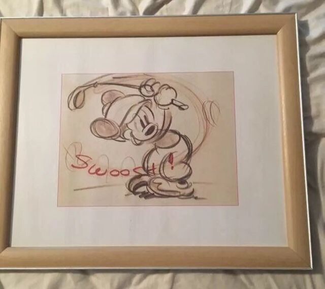 Mickey and Minnie Mouse Disney Golf Art for Sale in Concord