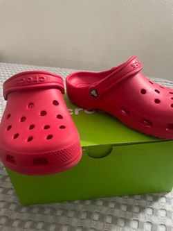 Red Crocs