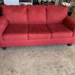 Ashley sofa sleeper full size $200 recliner sofa $125 blowup mattress full size $60 new with foam topper