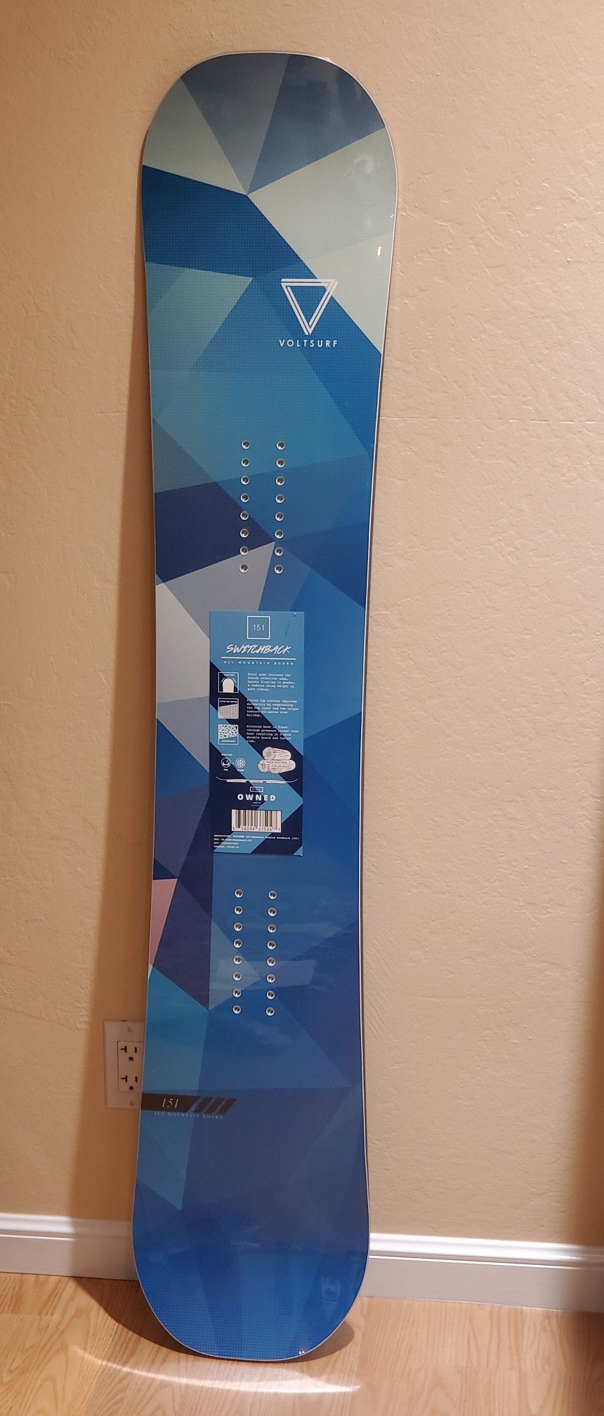 Brand New VoltSurf Switchback 151 Sintered Snowboard