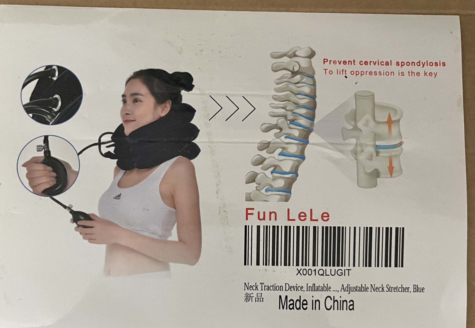 neck traction device Inflatable