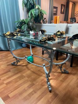 Iron /Glass table