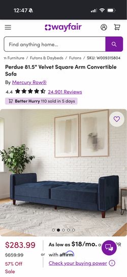 Fold down couch