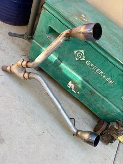 G35 coupe pipe with tips