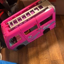 Barbie Doll Bus W/swimming Pool