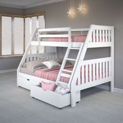Twin Over Full Bunk Bed Take Home With $39 Down 
