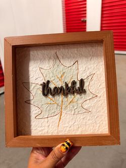 Thankful frame