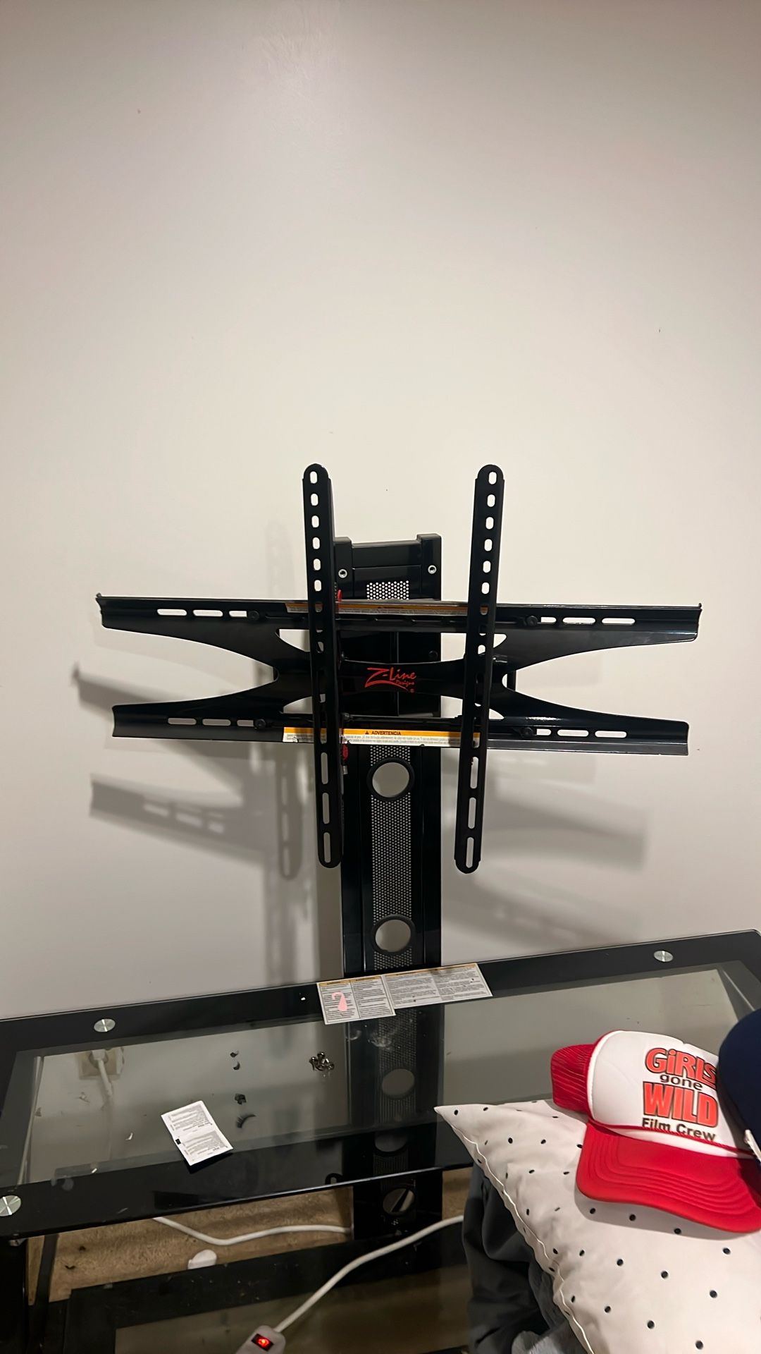 Tv Stand And Tv Mount With Mounting Racks