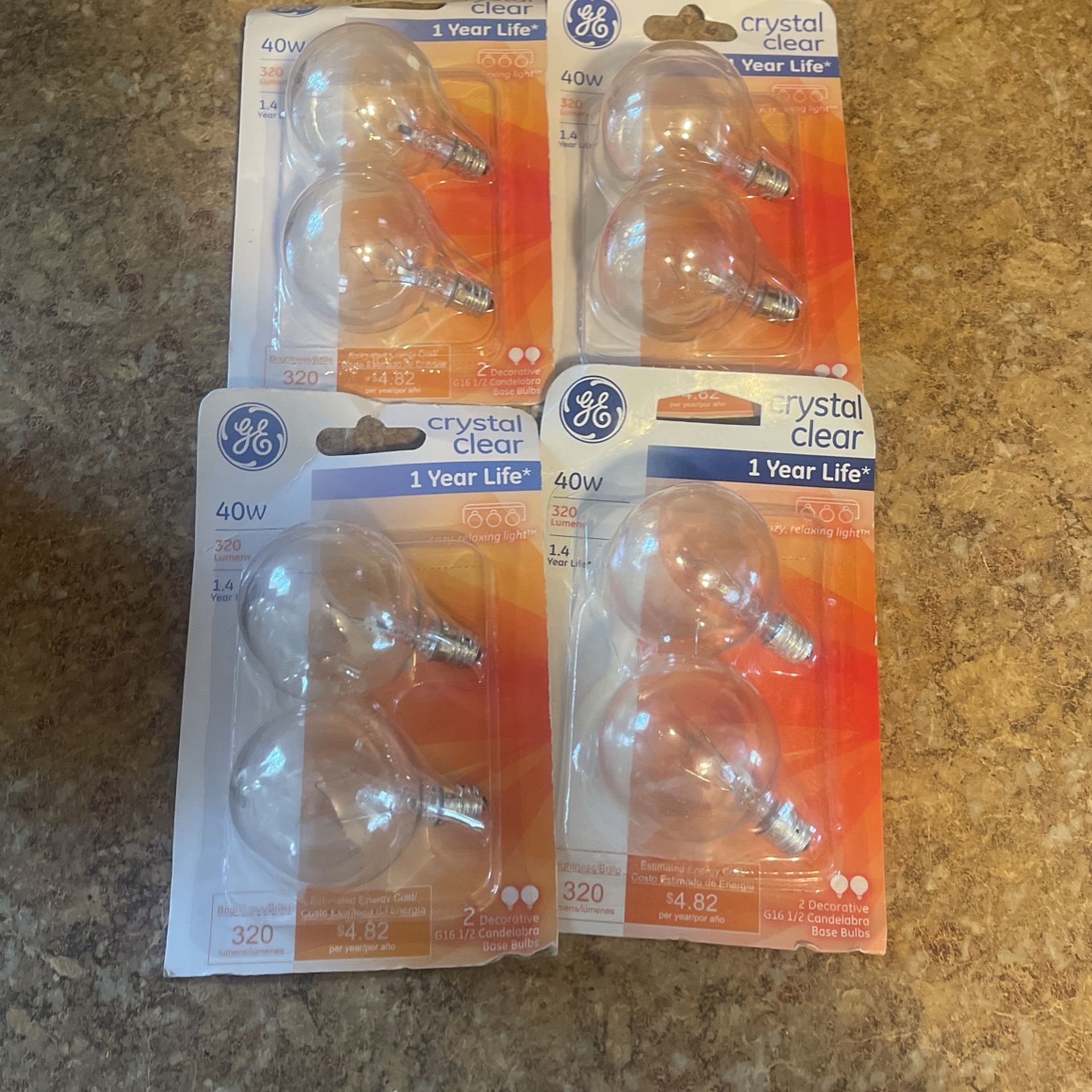 GE Crystal Clear Bulbs 40w for Sale in Gainesville, FL OfferUp